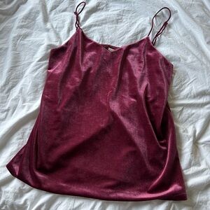 A New Day pink velvet top